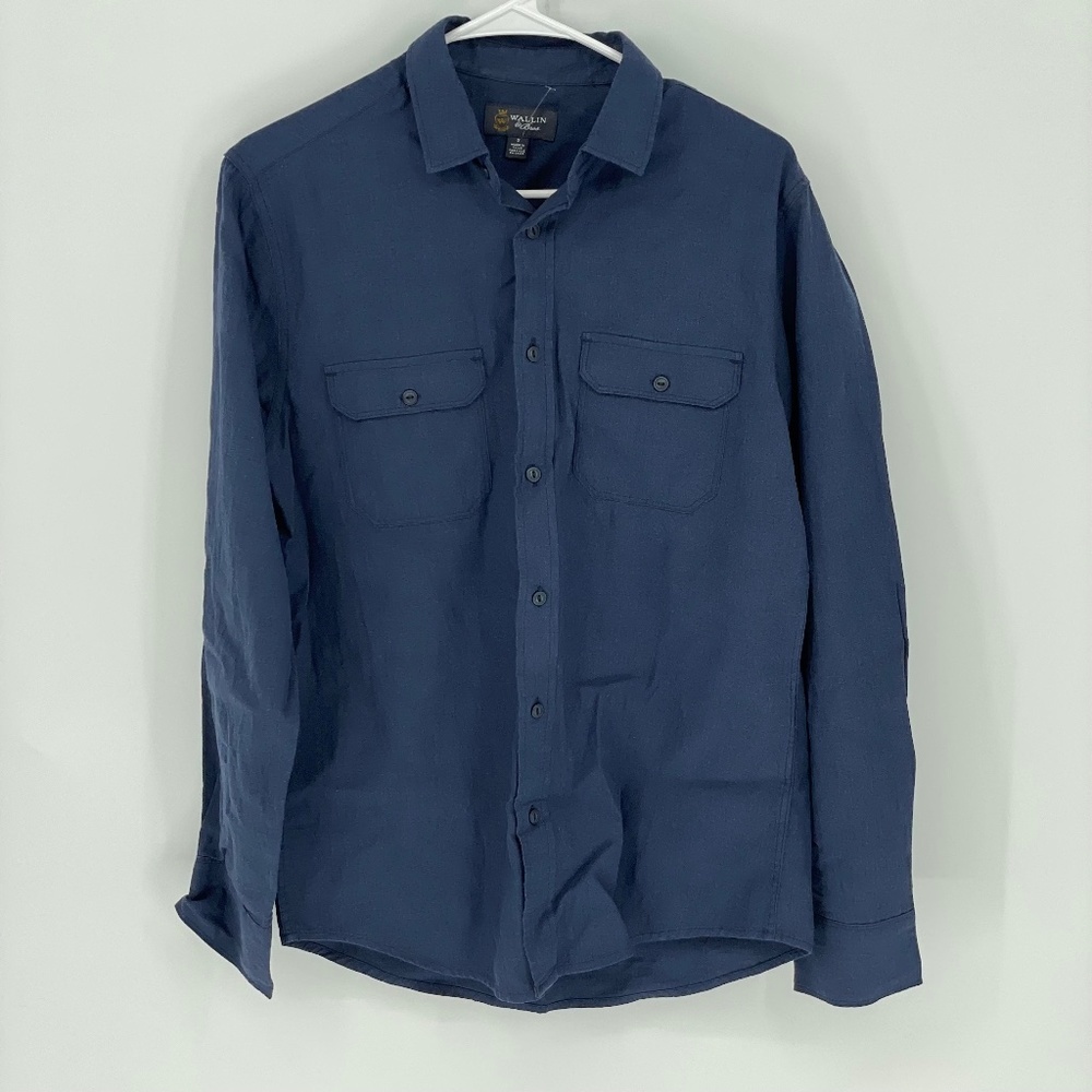 WALLIN & BROS. Blue Long Sleeve Button Down Shirt